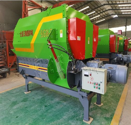 客戶反饋視頻：整根玉米桿攪拌過程